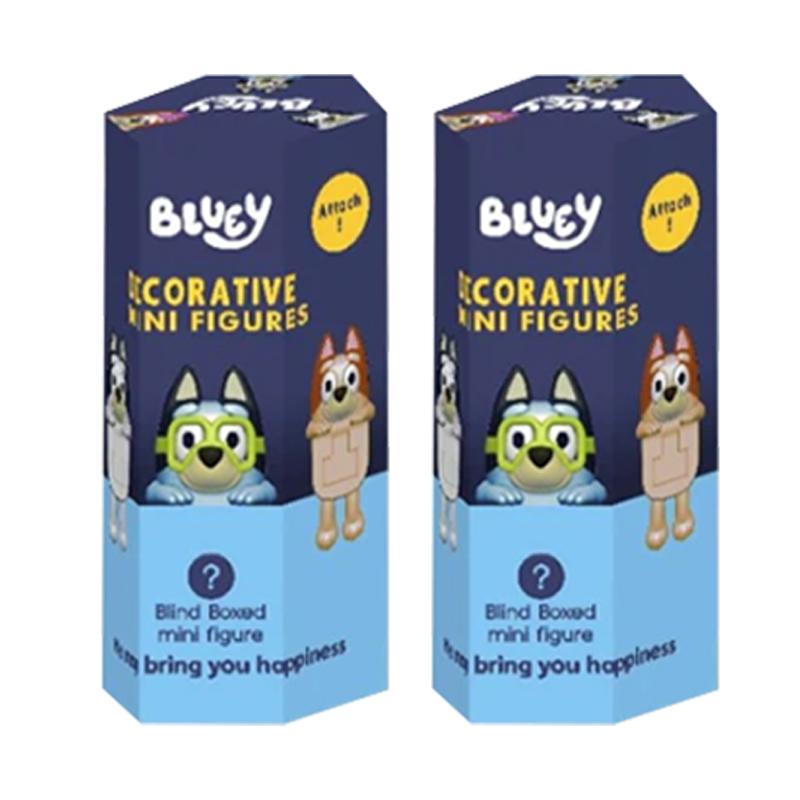 Горячая серия Bluey Коробка Милая Мультяшная Аниме Фигурка Модель Кукла Украшение Идеальный Подарок Ребенку на День Рождения Рождество