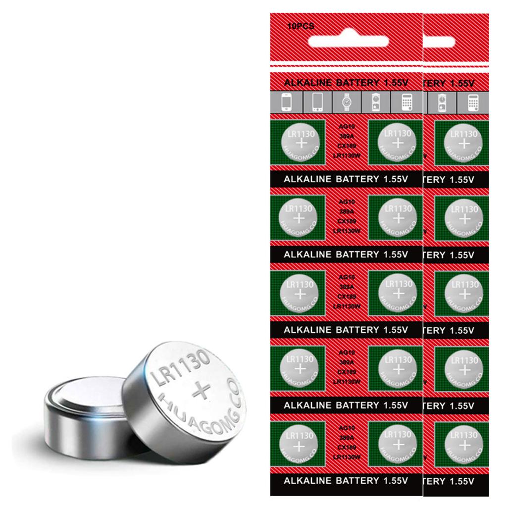 Pack of 10pcs/20pcs LR1130 Batteries Button Cell Battery for Long Terms Power for Watches and Key Fob Power Supplies