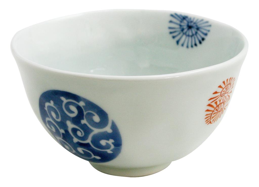 Миска для риса Arita Ware Soutagama с круглым узором и арабесками 95092 (большой)