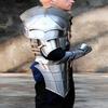 Medieval Half Body Armor Set 18GA Steel Cuirass, Pauldrons and Gauntlets LARP, Combat Reenactment Gift