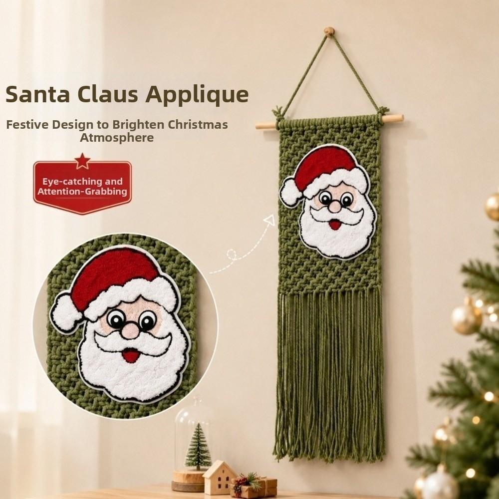Woven Christmas Wall Tapestry Bohemian Style Holiday Wall Hanging Holiday Home Decor