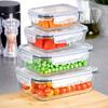 4X Heat-Resistant Glass Kitchen Food Containers Set