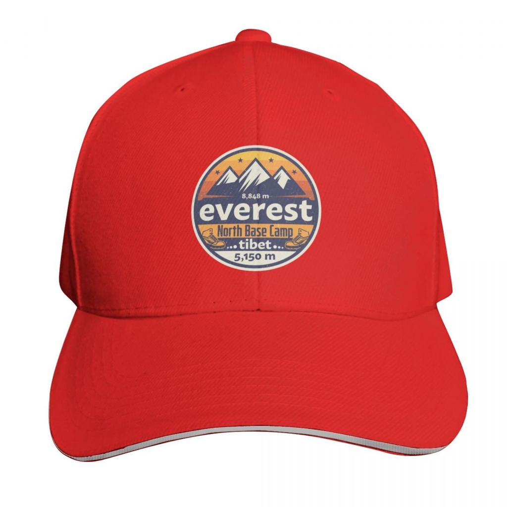 Mount Everest Base Camp Baseball Cap Quick Dry Performance Cotton Twill Breathable Contrast Two Tone Brim
