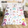 Комплект постельного белья Ballerinas Girl Duvet Cover Set King Size Pink Lovely Little Ballerinas Bedwear Set Kids Girls Princess Soft Polyester Steady Cover