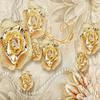 Luxury Photo Wallpaper European Jewelry Diamond Pearl Gold Mural Living Room Bedroom Sofa Wall Paper Home Decor