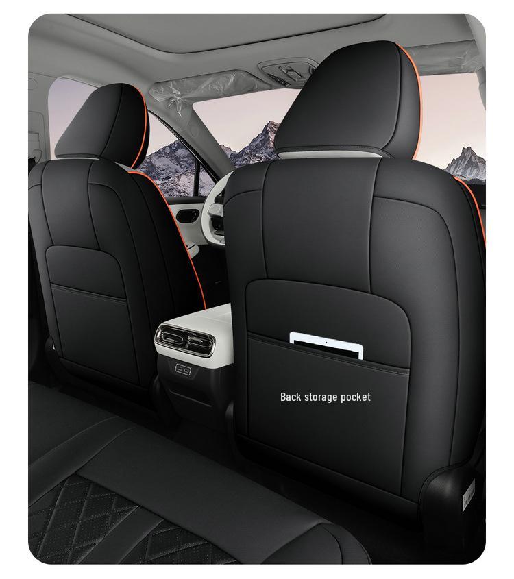 Универсальная полностью кожаная подушка на сиденье автомобиля для Aion SMAX - Комфорт в любое время года