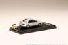 HJ64 Scale Subaru Impreza WRX 1992 Custom Version with Engine Display Light Silver Finished Model 1/64 (GC8) Model, Metallic, (HJ642013BS)