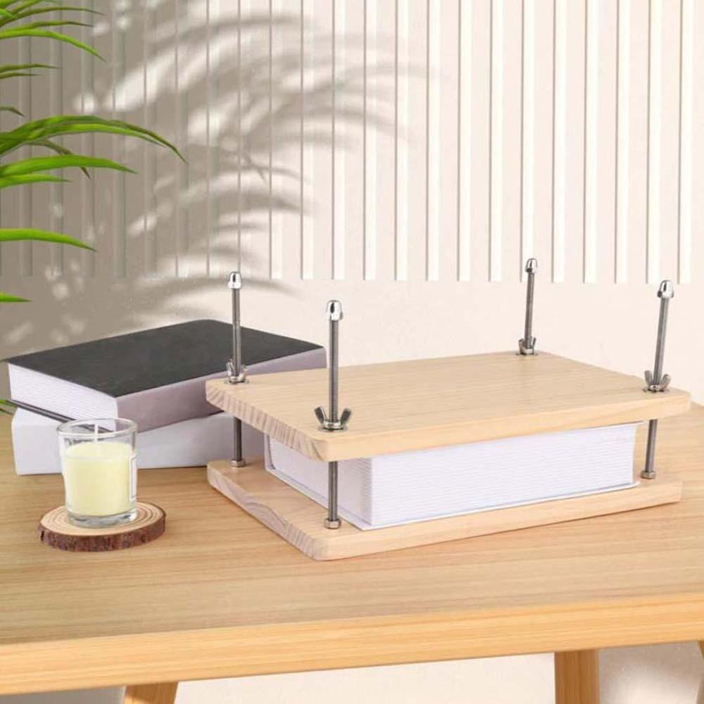 Блокнот для записей Деревянный пресс для книг Можно использовать Бумага формата А4 Пресс для книг Машина для переплета Студент