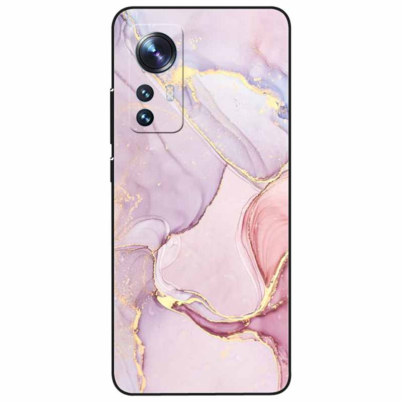 Чехол для Xiaomi Redmi Note 12s 12 S Мягкий Черный Силикон Крутой Мраморный ТПУ Funda Para для Redmi Note 12S 2023 Ударопрочный Note12s