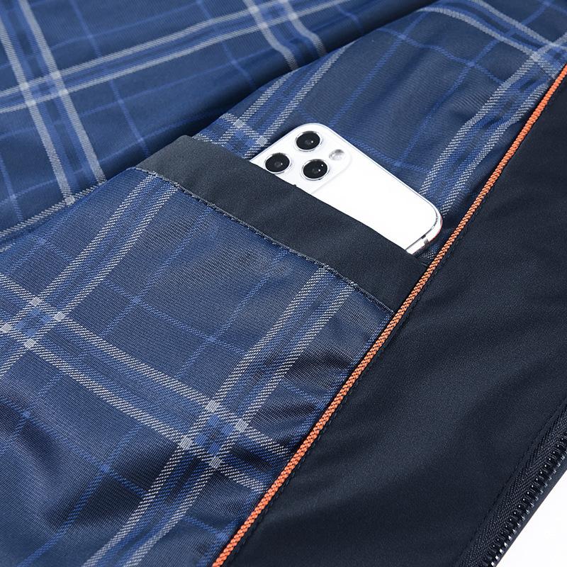 Весенне-осенняя куртка для мужчин среднего возраста, тонкая повседневная куртка