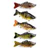 3/5Pcs Fishing Lures 3D Swimming Bait with Treble Hooks Realistic Looking