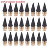 12/24Pcs No Ink Replaceable Everlasting Pencil Nibs HB Hardness Smudge Proof Writing Supplies for Business Trip Note