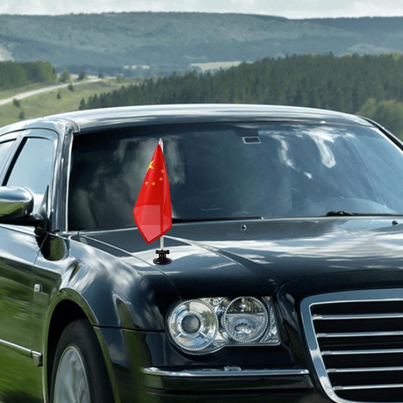 Car Flagpole Mount Bracket With Suction Cup Flag Pole Holder Flagpole Display Holder Flag Pole Mounting Bracket For Car SUVs