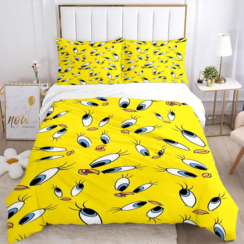 3pcs bedding set Includes 1 Comforter + 2 Pillowcases, Without Pillow Inserts, Soft Comfortable, Lightweight Breathable, Printed Home Bedro