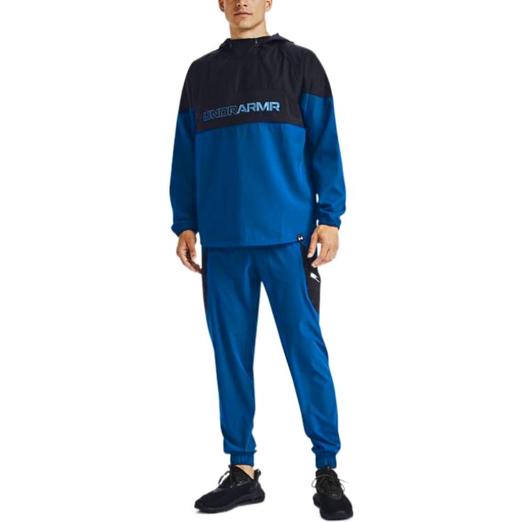 Under Armour Color Block Pocket Vintage Sports Long Pants Men Bottoms Blue 1356875-581