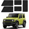 ZATOOTO Car Curtains for Suzuki Jimny Sierra Blackout Car Sleeping Curtains for Sides and Back Set of Black & JB64/JB74, Magnetic, Front/Rear/Both