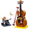 308 шт. 0817 творческий вид на улицу магазин скрипок сборка модели строительные блоки игрушечный дом подарки