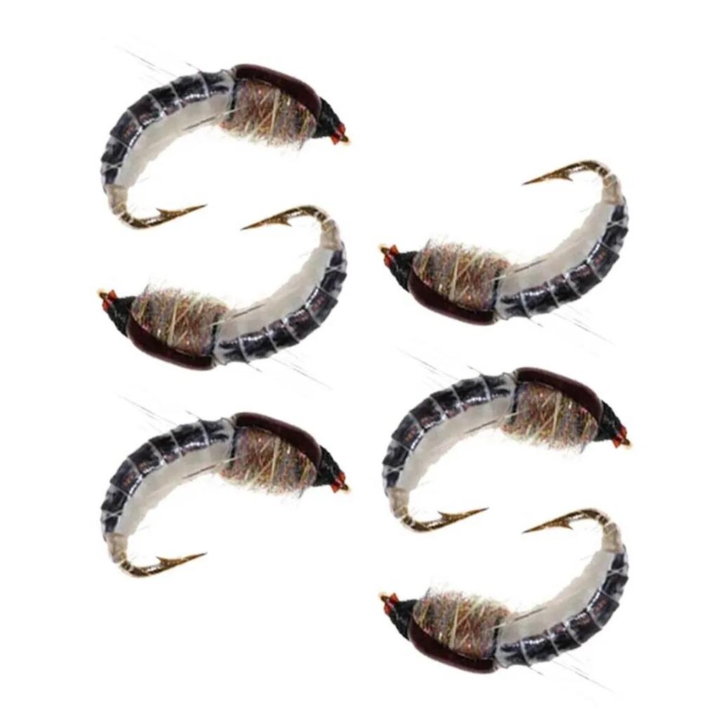 1/3 шт., приманка для ловли насекомых, реалистичная приманка-нимфа Scud Fly для ловли форели, искусственная приманка для насекомых, приманка для рыбалки Scud Worm