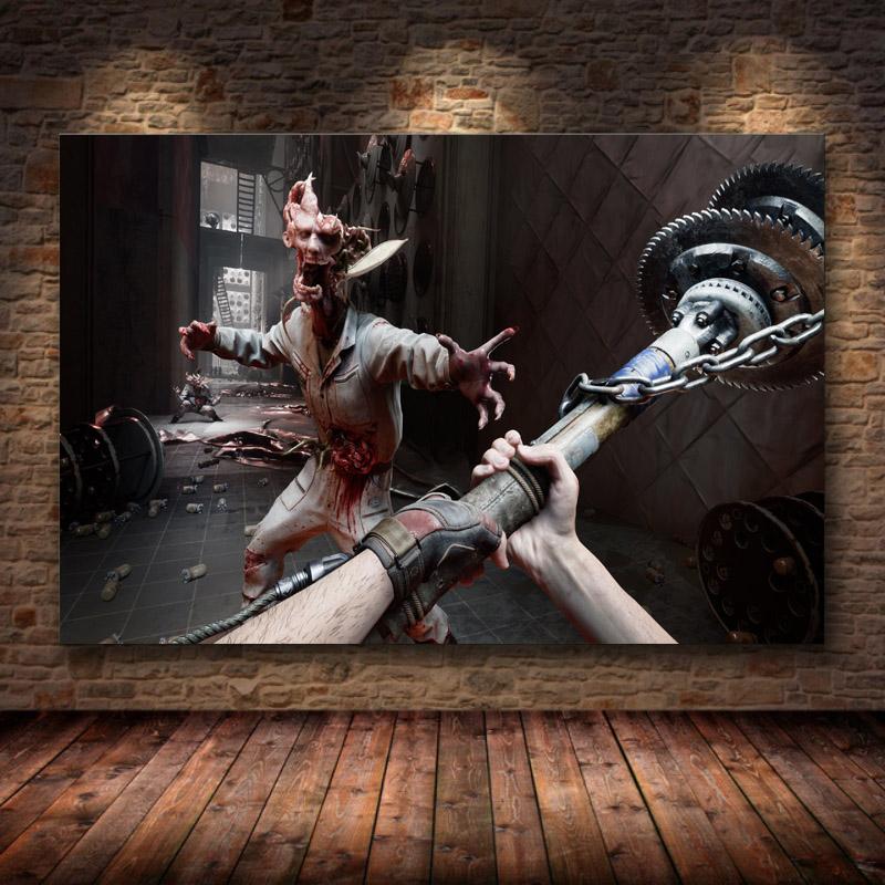 Atomic Heart Poster Print Canvas Painting Room Decoration Video Game Decor Painting Bedroom Game Room Decoration Wall Decor