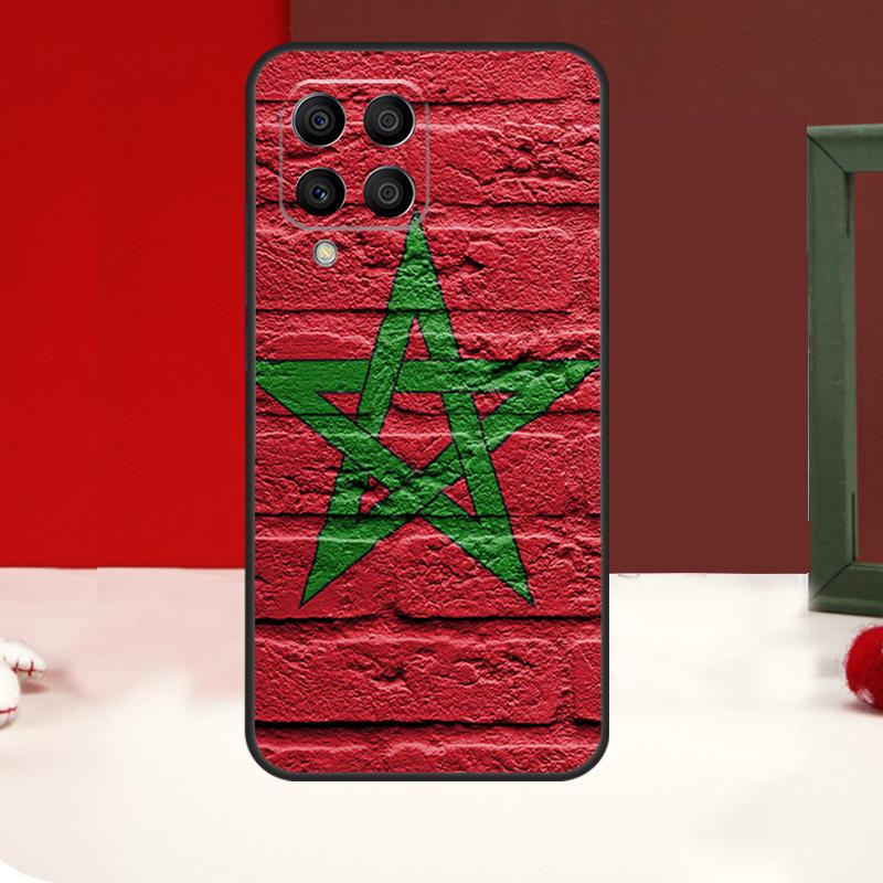 Morocco Moroccan Flag Case For Samsung Galaxy M11 M21 M31 M14 M34 M54 M12 M32 M52 M15 M13 M16 M36 M56 M53 M35 M55