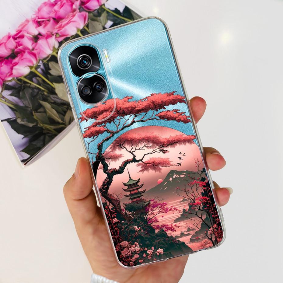Для Honor 90 Lite CRT-NX1 Чехол с мультяшным рисунком Cool Dragon Для Honor 90lite Мягкие силиконовые TPU чехлы