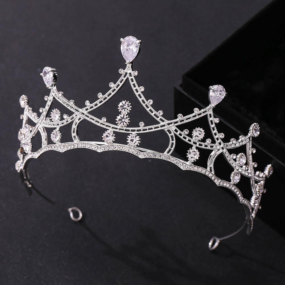 Свадебные украшения циркон корона ободок свадебные аксессуары для волос свадебные аксессуары для платья