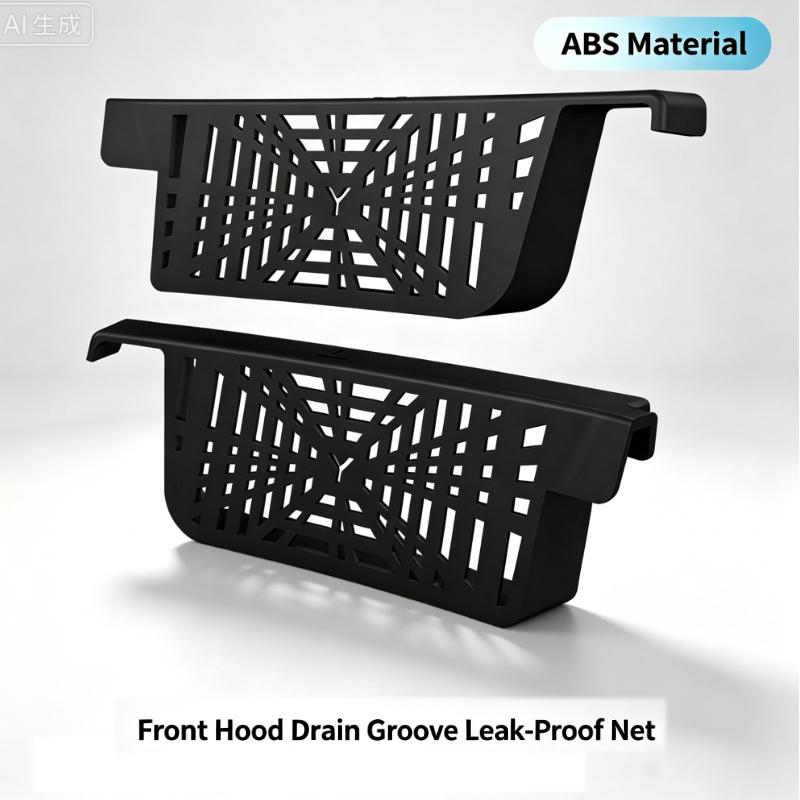 For Tesla Model Y -2024 Front Cabin Cover Water Stops Blockage Debris Filter Cover Anti-Blocking Protection Car Accessories