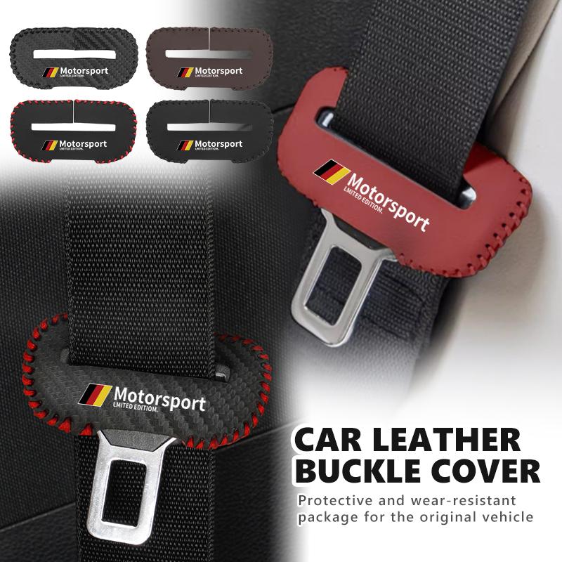 Universal Car Seat Belt Protector Buckle Clip Anti-Scratch Cover For BMW M E84 F10 F20 F15 F25 iX iX1 iX2 iX3 iX5