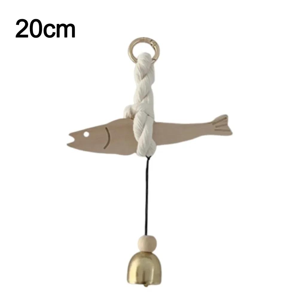 Funny Wooden Door Pendant Ultra-thin Fish Car Ornament Lightweight Saves Space Wall-mounting Fish Hangable Pollack Charm Crafts