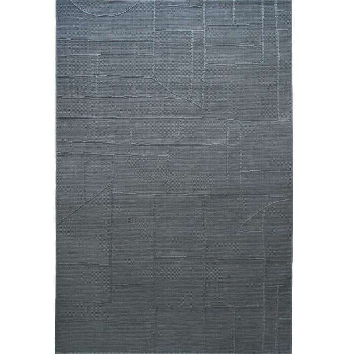 Tapis salon aspect jute gris 190x290