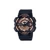 Casio Серия Youth Круглый Двойной Дисплей Десятилетняя Батарея Двойной Дисплей Кварцевый Механизм Ремешок из Смолы Мужские Часы Кофе AEQ-110W-1A3