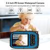 1080P Water Resistant Digital Camera 48MP Digital Video Camera 2.4 Inch IPS Screen Auto Focus 16X Digital Zoom Camera