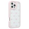 For iPhone 16 Pro Max Case Epoxy Design TPU+PC Phone Cover with Bowknot Pattern,Rhinestone Decor