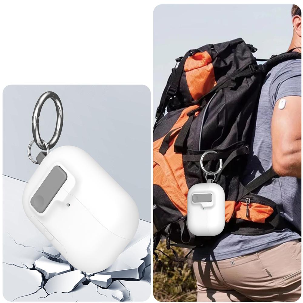 (Пушистый Синий) для Airpods Pro 3 Новый Полная Защита Автоматически Открывающаяся Крышка с Ремешком Беспроводная Зарядка Кейс для Airpods Pro 3