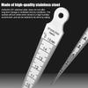 1-15mm Stainless Steel Taper Gauge Feeler Inner Diameter Ruler Hole Measuring Tool For Taper Aperture Scale