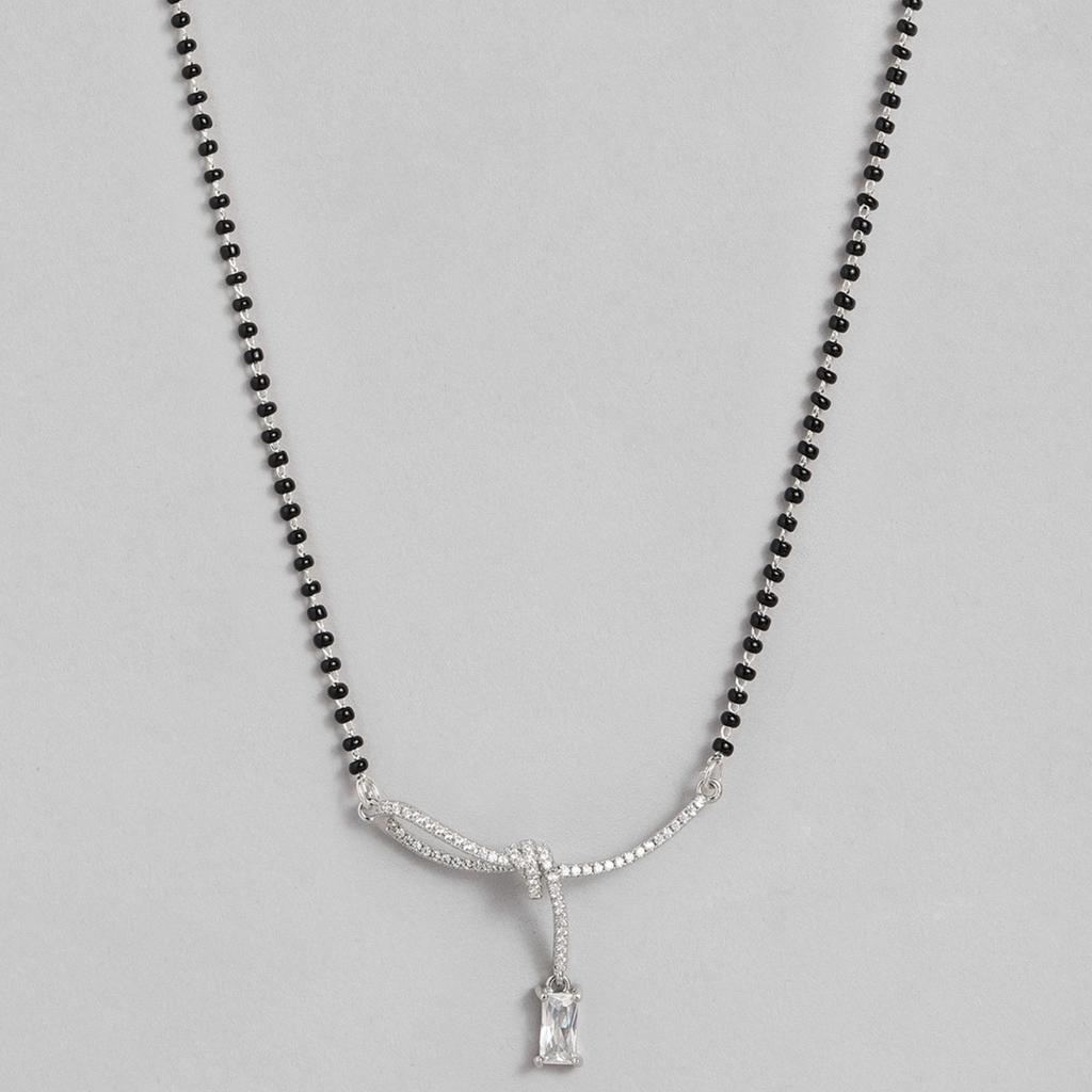 Abdesigns Короткая Алмазная Мангалсутра, Посеребренная Индийская Мангалсутра, Болливудская Актриса Мангалсутра, Американская Алмазная Мангалсутра