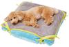 Petio zuttone Relaxing Bead Bed with Washable Waterproof Mat for Small Dogs