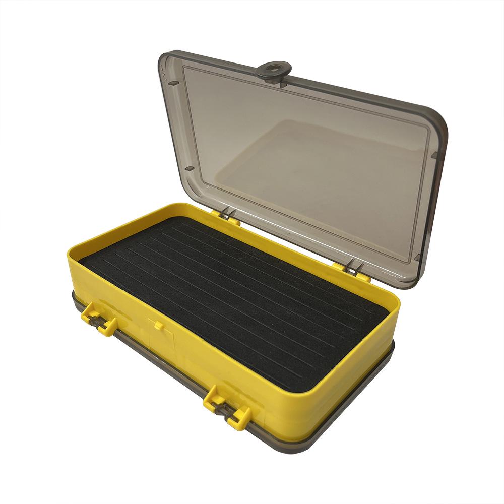 Двухсторонний ящик для хранения приманок и мушек с отделениями для крючков и пайеток