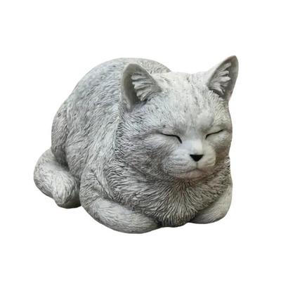 Креативная полимерная статуэтка кошки, уличный декор для двора, домашний декор, настольное украшение