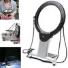 LED Magnifier with 6x Object Magnification, Reading Magnifier, with 2LED Lamp Giant Reading Magnifier Hands-free
