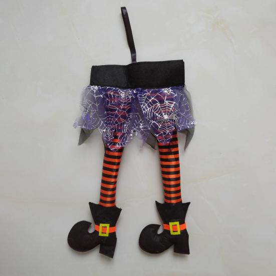 Хэллоуин ведьмы ноги реквизит подвесной плюшевый чучело ведьмы ноги украшение с обувью для