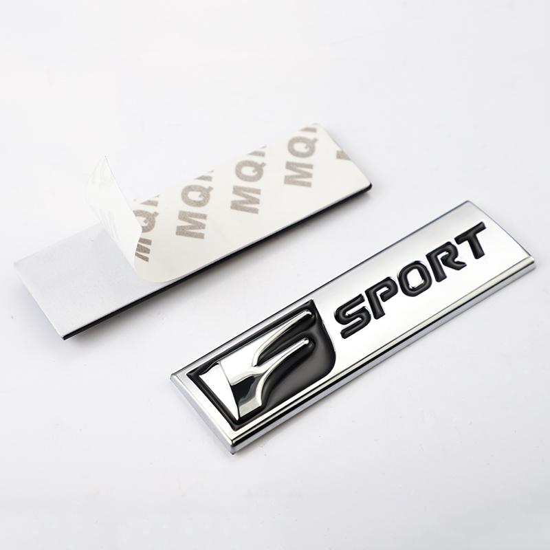 1Pcs 3D Metal Car Stickers F SPORT Letter Logo Badge For Lexus IS250 IS200 CT200h GS300 LS430 RX450h LX570 IS300 ES RX LS IS NX
