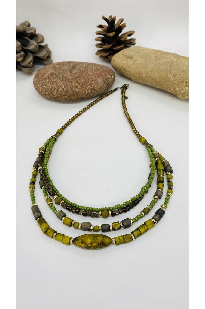 Подарок на день рождения, этническое подлинное хиппи, богемное модное ювелирное ожерелье ручной работы