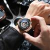 CHENXI Fashion Silicone Sports Military Watch Men Multifunctional Waterproof Luminous Quartz Starry Lunar Phases Watches for Men