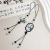 DIY Handmade Chinese Style Butterfly Pendant Calligraphy Mobile Phone Strap  Jewelry Gift