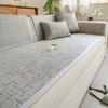 Rattan Mat Summer Cool Sofa Mat  New Straight Row Sofa Cushion Summer Non-Slip Seat Cushion Cover Cloth