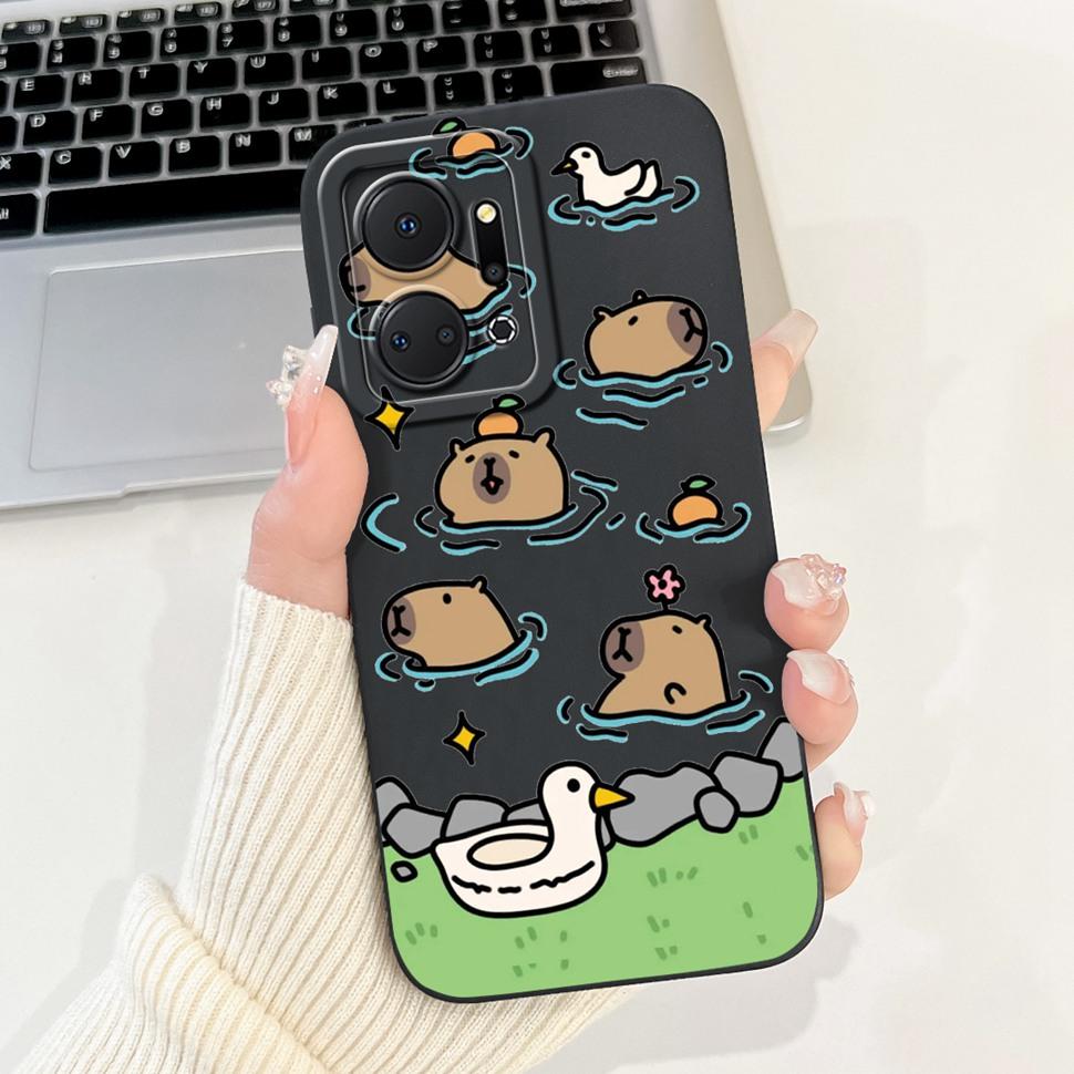 Роскошный painted чехол для Honor X7a 4G Case 2023 Силиконовый мягкий Fundas Чехол для телефона для Honor X7A X 7a HonorX7a Coque Capa