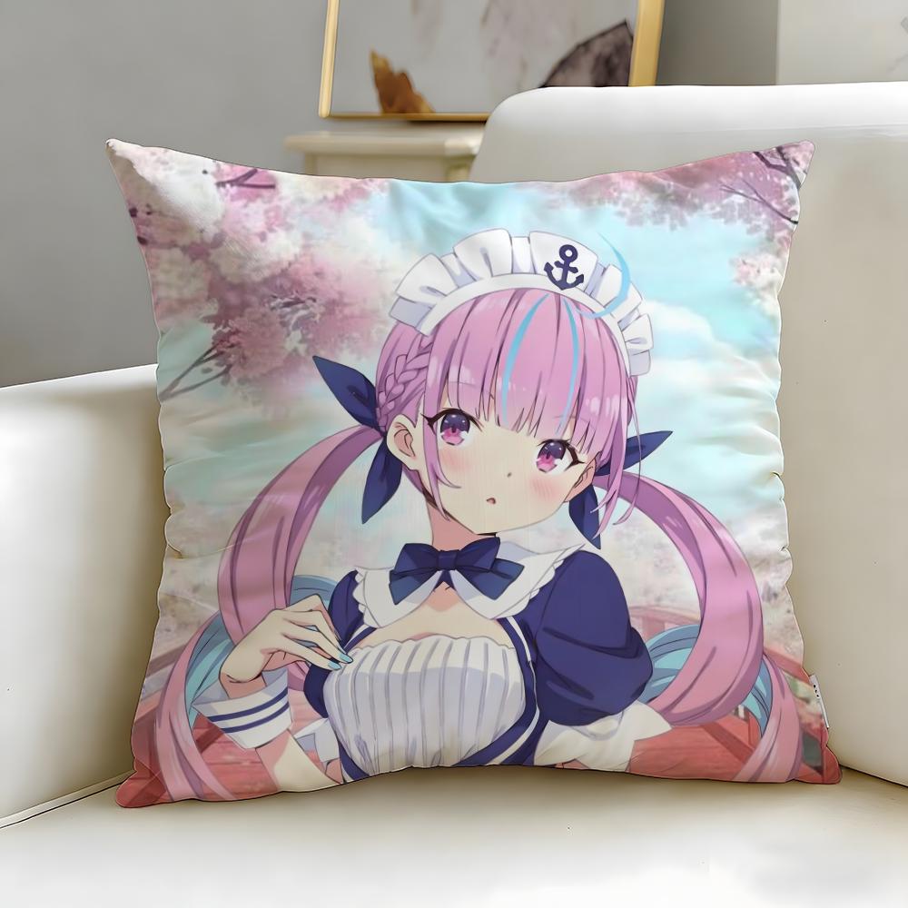 Trendy Mminato Aquaed Cushion Cover Soft EasyWash Pillow Case Versatile for Couch Bed Travel and Office