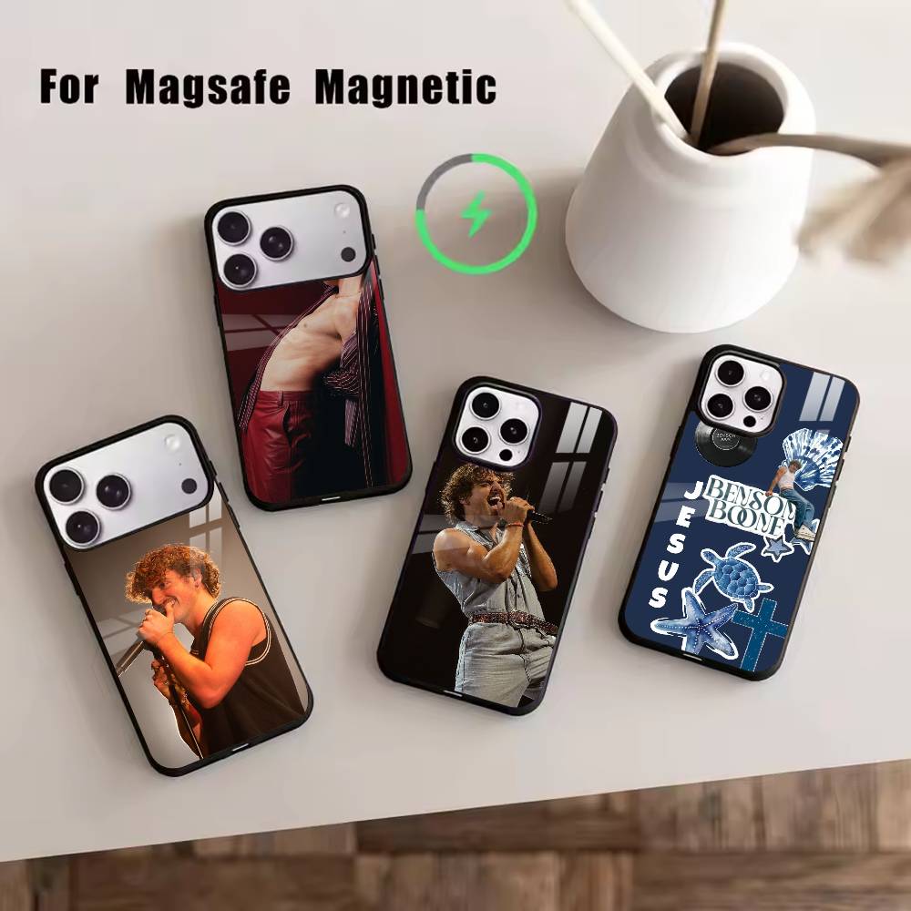 Man in Me Benson Boone Phone Case For iPhone17,16,15,14,13,12,11 Plus,Pro Magnetic For Magsafe Wireless Charging