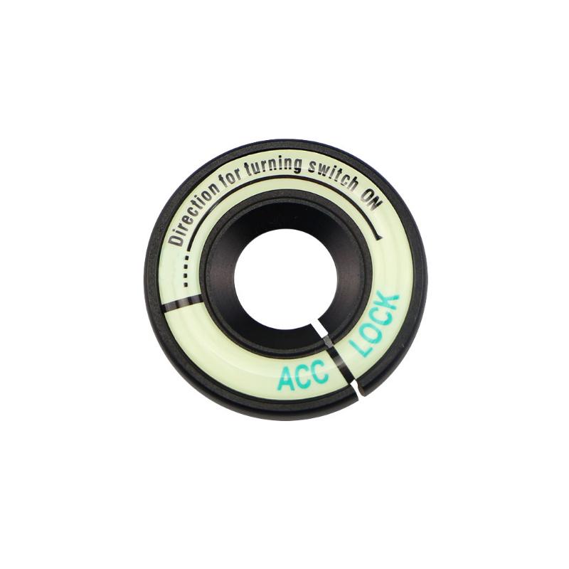 Для Volkswagen VW GOLF 4 5 6 7 MK7 JETTA MK6 MK5 POLO Passat B5 B6 B7 светящийся брелок для ключей зажигания с накладкой